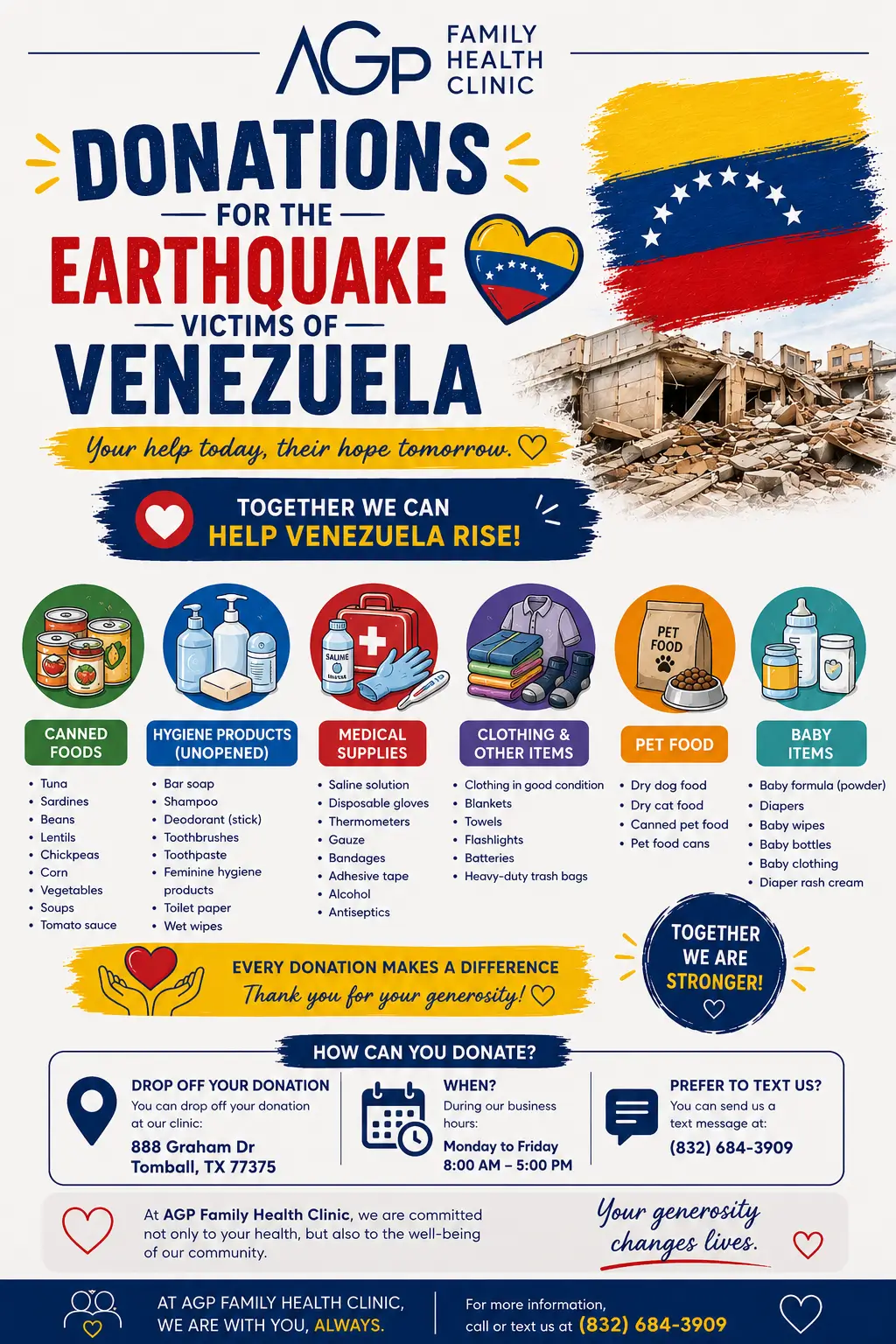 Help Us Bring Hope to Venezuela
